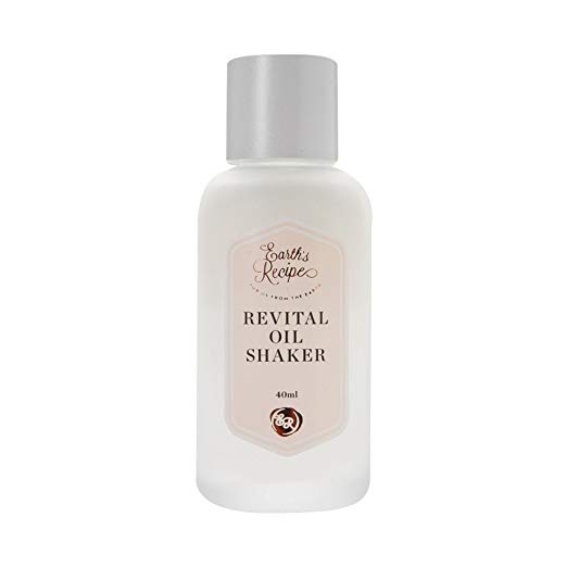 Earth's Recipe Revital Oil Shaker with Sweet Almond Oil - Light Oil Serum with Hydro Ampoule, 40ml