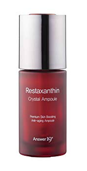 [ANSWER NINETEEN+] Restaxanthin Crystal Ampoule - Contains Astaxanthin, Ceramide NP, Strengthens the Skin’s Outer Barrier, Hydration, Rejuvenate Skin Cells, Anti-Wrinkle, Brightening, 50g / 1.76 fl.Oz