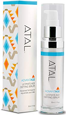 Anti Aging Facial Serum with Anti Wrinkle Moisturizer by ATAL Skin- Stimulates Collagen - Powerful Antioxidants - Firms & Hydrates Skin – Effective Skincare Product for Women & Men