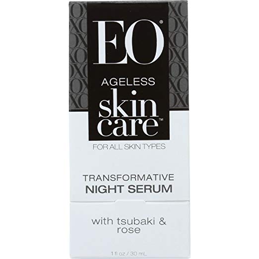 EO Products Face Night Serum - Ageless - Transformative - 1 oz - Gluten Free - Wheat Free-