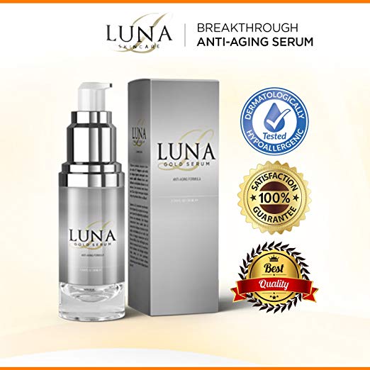 Luna- Breakthrough Anti Aging Serum- Best Natural Repair facial serum- Day/Night Serum -Minimize Fine Lines and Wrinkles