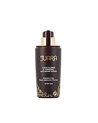 JUARA Anti-Aging Serum – Clove Flower & Turmeric Anti-Aging Serum – Beauty Elixir Made of Superfoods – 100% Vegetarian, Cruelty-Free, Dermatologist-Tested