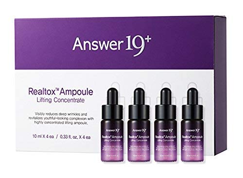 [ANSWER NINETEEN+] Realtox Ampoule Lifting Concentrate Set (10ml X 4ea) – Returns Skin Age, Electicity Care, Anti- Wrinkle, Fine Wrinkle Care, Lifting Effect, Moisturizing