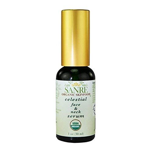 SanRe Organic Skinfood - Celestial Serum - USDA Organic Revitalizing Face and Neck Serum For All Skin Types