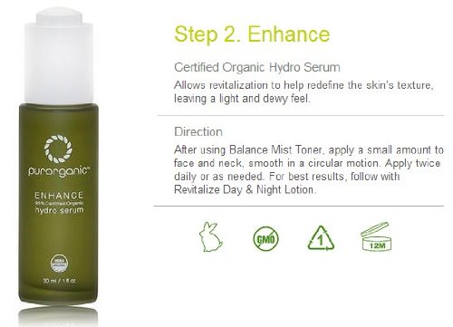 Organic Enhance Hydro Serum 30ml by PurOrganic