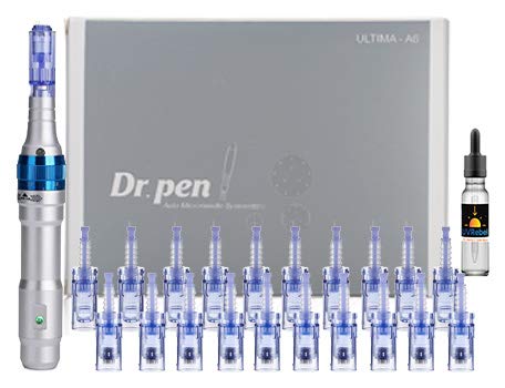 Dr. Pen 20 pieces Cartridges and 1 Vial UVRebel Glide Serum