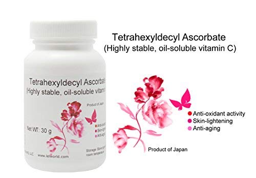 Tetrahexyldeyl Ascorbate-Vitamin C, 30g, Anti-oxidant, Skin Lightening