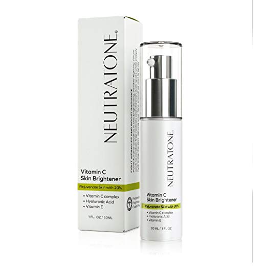 Neutratone Vitamin C Skin Brightener Serum with Hyaluronic Acid and Vitamin E (1 FL OZ)