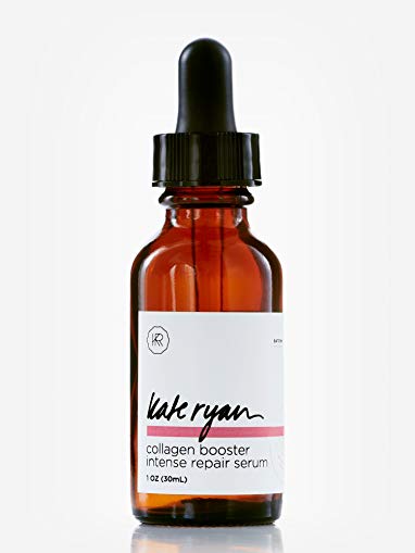 Collagen Booster Intense Repair Serum (1 ounce) Natural Collagen Serum Plus Natural Actives Vitamin C, Peptides, Resveratrol, DMAE, Green Tea, Alpha Lipoic Acid and Hyaluronic Acid