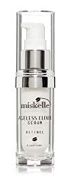 Miskelle Ageless Elixir Anti-Aging Serum 0.5 Oz For Women & Men | With Organic Ingredients, Peptides, Retinol, Zinc & Others | Tighten & Smooth Skin, Boost Elasticity, Erase Fine Lines & Wrinkles