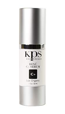 Organic Vitamin C+ 9x Hyaluronic Acid Serum - 1oz | Fine Lines Wrinkles Dark Spots | Superior Collagen Production | Spa Quality | Proprietary DermaNu Anti-Aging Technology | Renu C+ by KPS Essentials