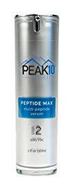 PEAK 10 SKIN - Peptide MAX multi peptide serum reduces wrinkles 1oz