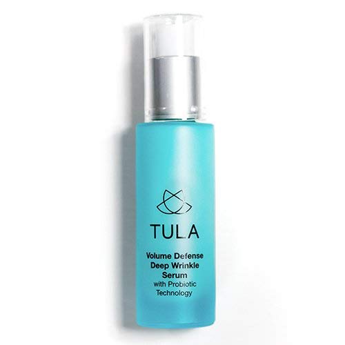 TULA Probiotic Skin Care Volume Defense Deep Wrinkle Serum, 1 oz. – Weightless Anti-aging Facial Serum with Retinol and Vitamin C for Plumper, Firmer, Smoother Looking Skin