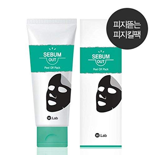 W.Lab SEBUM-OUT Peel Off Pack 100ml Dead Skin Remove No Skin Irritation-FREE GIFT! W.Lab WATER BEAM MASK 1pcs