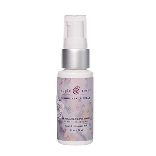 Apple Rose Organic 20% Vitamin C & Hyaluronic Acid Super Serum