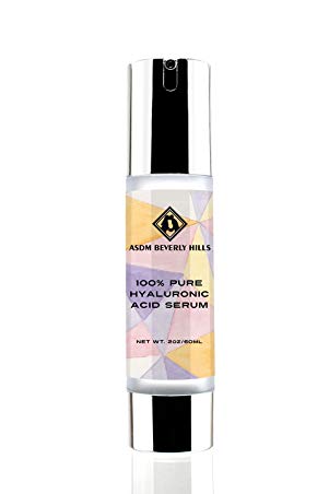 ASDM Beverly Hills 100% Pure Hyaluronic acid Face Serum 2 oz/60ml Professional Anti-Aging Home Spa Facial Serum