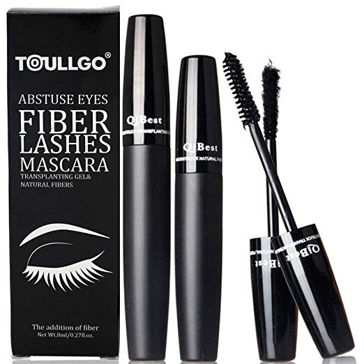 3D Fiber Lash Mascara,3d Fiber Lashes, 3d Fiber Mascara - Best for Thickening & Lengthening, Lasting All Day, Waterproof, Smudge Proof & Hypoallergenic Ingredients