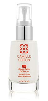 Bloom Balm Face Moisturizer Serum with Vitamin C, A and E by Camille Coton - A Natural Hydrating Skin Toner for Moisturizing, Brightening, Anti Aging Skin Care (1 fl. oz. / 30 ml) - Made in the USA