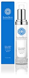 Collagen Peptide Serum for Face - Gives You Plumped, Tightened, Smoother Skin with Clean, Hydrating, Vegan Skincare by SuiteSkin