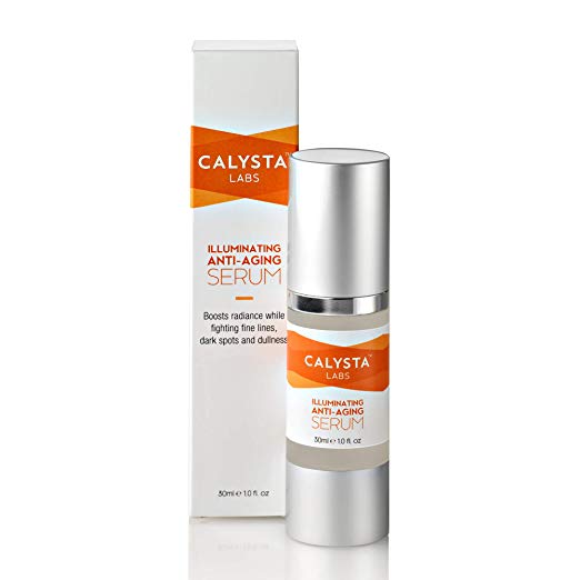 Retinol and Peptide Serum by Calysta Labs with Vitamin C and Glycolic Acid | Treats Wrinkles, Fine Lines and Sun Spots, Boosts Collagen | All Skin Types, 1 Fl Oz