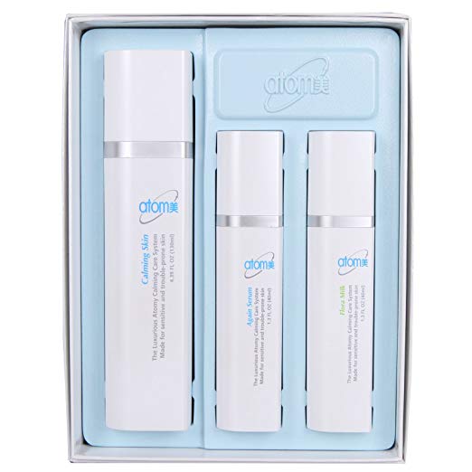 Atomy Calming Care 3 System with Calming Skin, Again Serum, Flora Milk