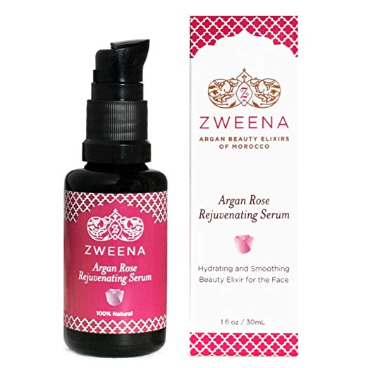 Zweena Argan Rose Rejuvenating Serum for the Face - 1oz/30ml