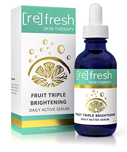 Triple Brightening Skin Serum - Daily Active Serum Dark Spot Corrector for Face, Body and all skin types