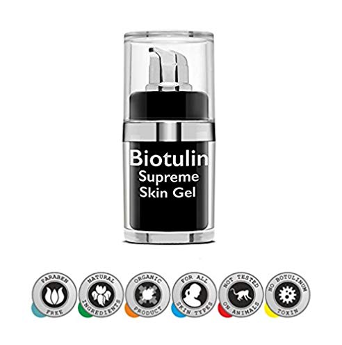 The Original Biotulin Supreme Skin Gel - Anti Aging Treatment - Anti Wrinkles Facial Lotion - Look Younger Within 60 Minutes - Leading Skin Care Product - Made in Germany - Wrinkle Filler and Plumper