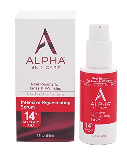 Alpha Skin Care Intensive Rejuvenating Serum with 14% glycolic AHA, 2 Fluid Ounce by Alpha Skin Care