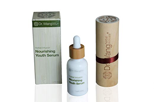 Dr. Wang Nourishing Youth Serum, 97% Natural, Safe, Gentle and Effective. Formulated by Dermatologist and Herbalist, Parabens Free, No Synthetic Fragrance, No Mineral Oil, No Petrolatum, 1oz