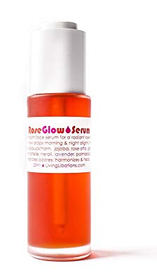Living Libations - Organic/Wildcrafted Rejuvenating Rose Glow Face Serum (1 oz/30 ml)