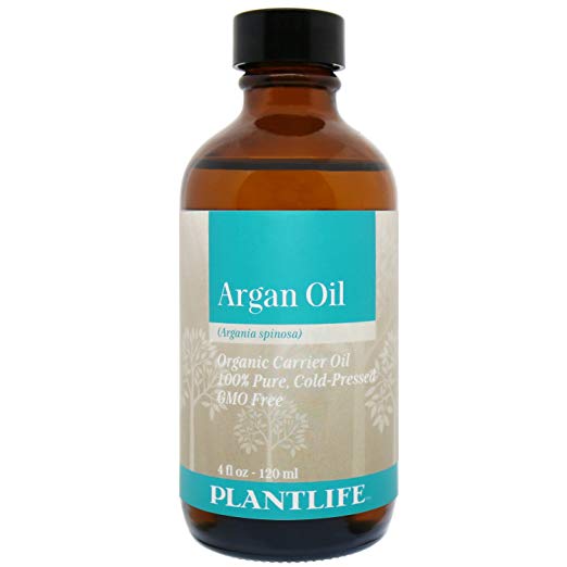 Organic Argan Oil For Hair, Face & Skin - BEST 100% Pure & Certified Organic Cold Pressed Moroccan Argan Oil - For Acne, Nails, Dry Scalp, Split Ends, Stretch Marks, Body & More - 4OZ