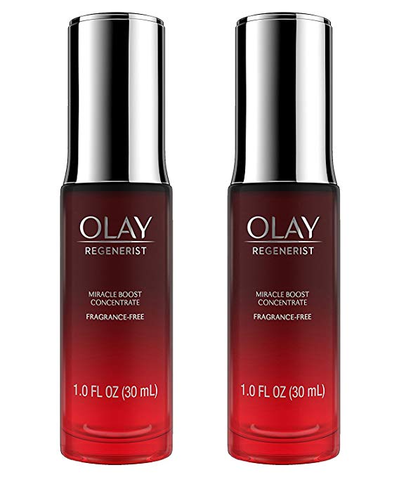 Olay Regenerist Advanced Anti Aging Skin Care RBLuXf, 2Pack (Miracle Boost Concentrate)