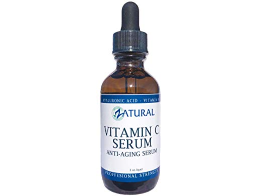 Organic Vitamin C Serum for Face-Professional Strength-Organic Vitamin C Serum-Hyaluronic Acid-Vitamin E-Naturally Derived 20% Vitamin C The Best Vitamin C Serum (2 Ounce (4 Pack))