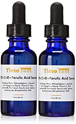 Timeless Skincare 20% Vitamin C E Ferulic Acid Serum 1-Ounce Super Savings (2 Pack)