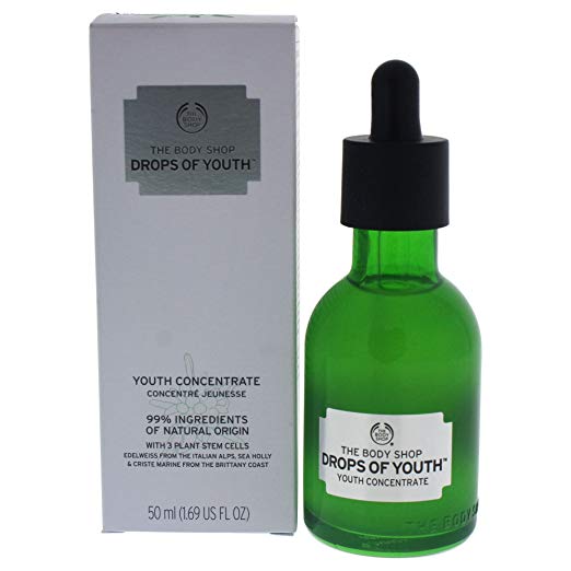 The Body Shop Drops of Youth Youth Concentrate, 100% Vegan Daily Face Serum, 1.69 Fl. Oz.